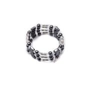 Black and White Crystal Magnetic Wrap