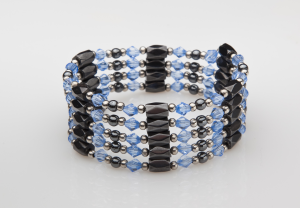 Light Blue and Black Magnetic Wrap