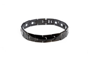 Black Stainless Steel Magnetic Bracelet